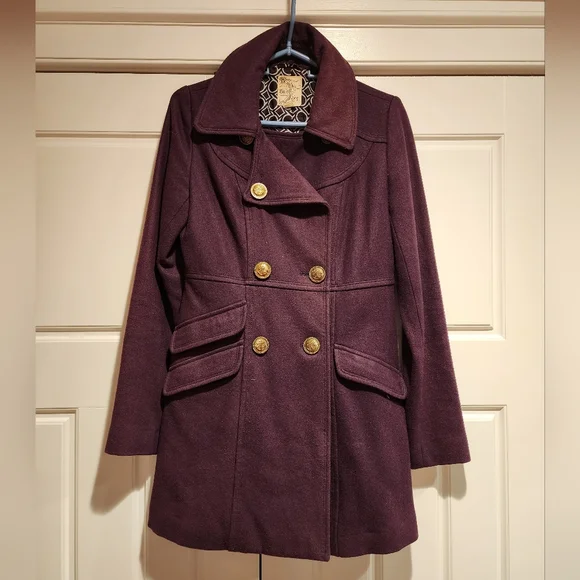 Vintage y2k tulle pea coat - Picture 1 of 8